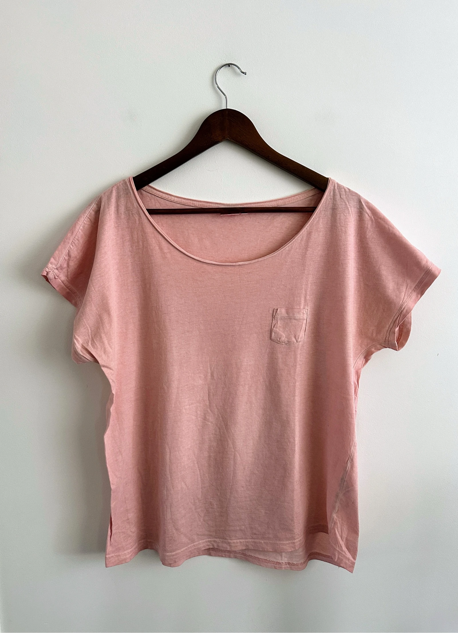 Camiseta rosa pastel 100% algodón Blue Motion - Talla L (44/46)